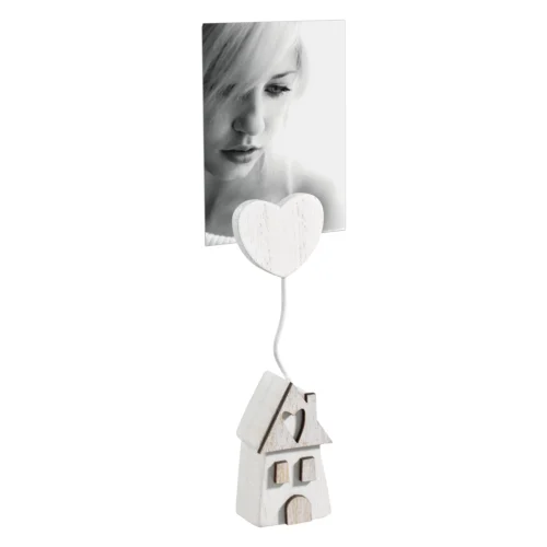 Set 4 portafoto - segnaposto in legno