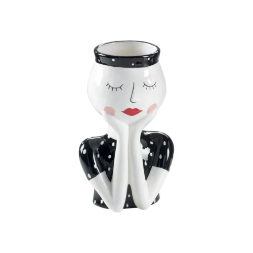 Vaso H. 15,2 cm in ceramica