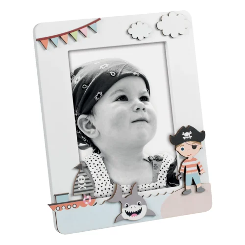 Cornice portafoto in MDF laccato 13 x 18 cm