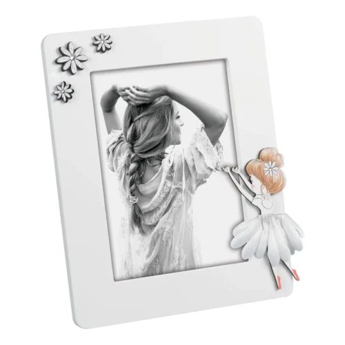 Cornice portafoto in MDF laccato 13 x 18 cm