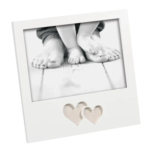 Portafoto in MDF su due livelli 13 x 18 cm