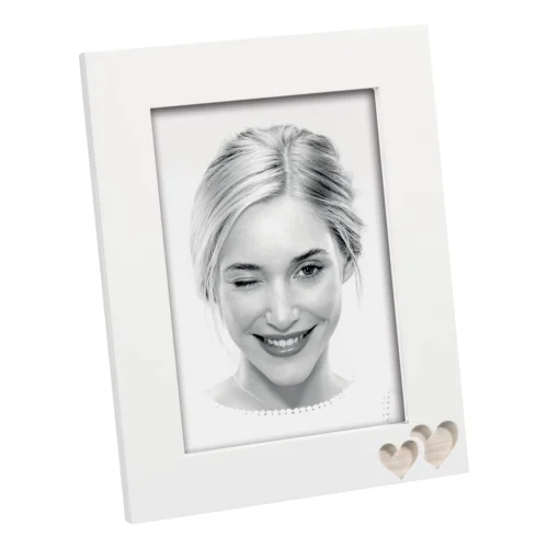 Portafoto in MDF su due livelli 13 x 18 cm
