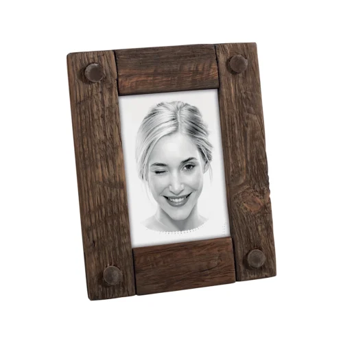 Alternative view of Portafoto in legno riciclato