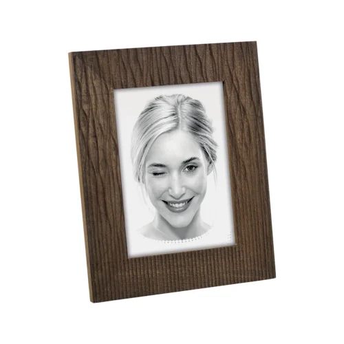 Portafoto in legno inciso