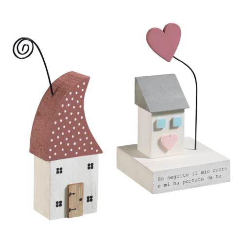 Set di 2 casette in legno