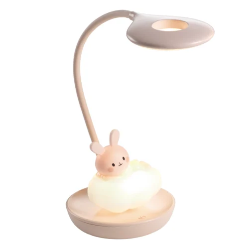 Lampada LED ricaricabile conigliett in abs
