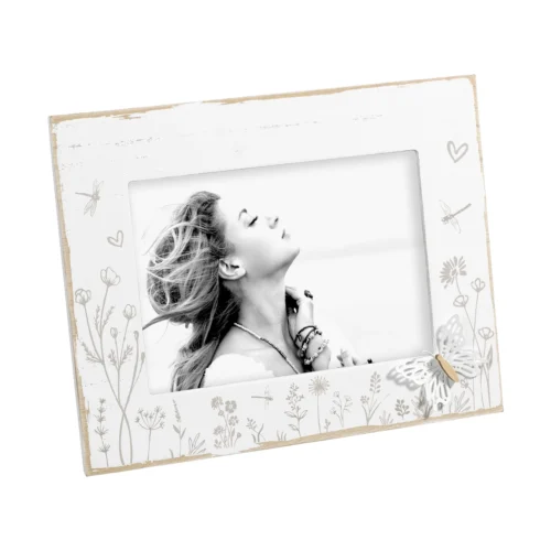 Portafoto con farfalla 13 x 18 cm