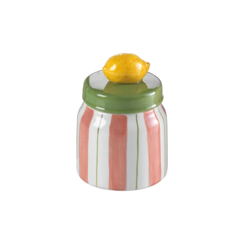 Barattolo ermetico in ceramica H. 13,5 cm