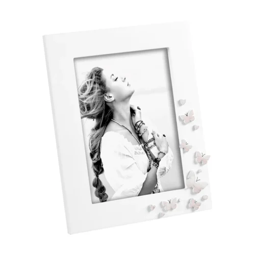 Alternative view of Portafoto con farfalle 13 x 18 cm