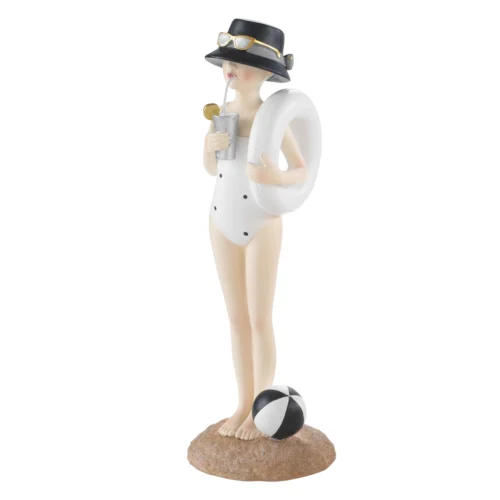 Figura bagnante in resina