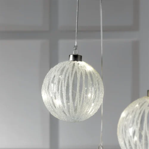 Palla LED ⌀ 10 cm in vetro