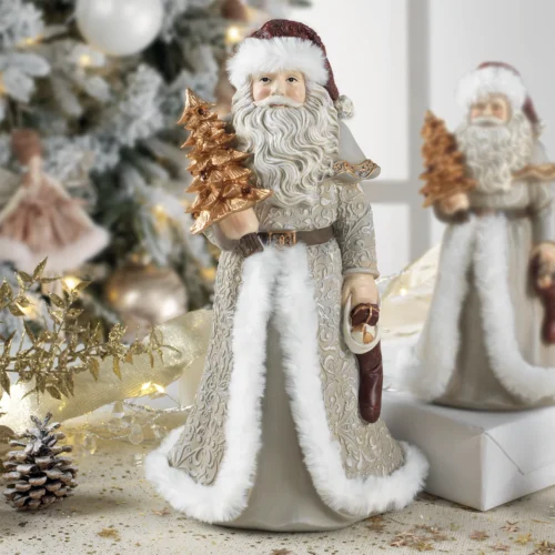 Santa claus H. 32 cm in resina