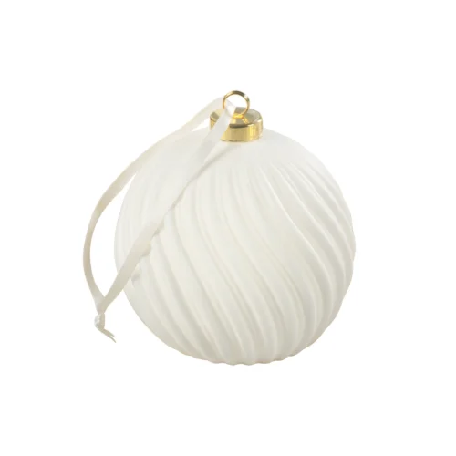 Palla LED ⌀ 9,5 cm da appendere in porcellana