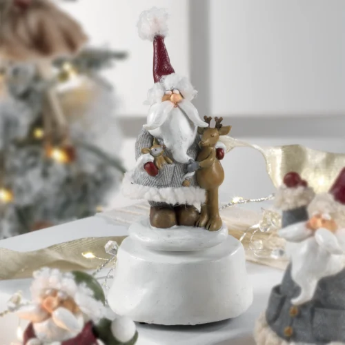 Carillon santa claus in resina