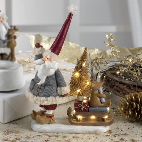 Santa claus LED in resina