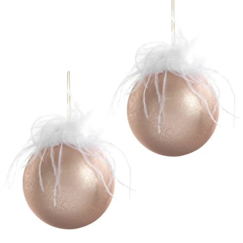 Set di 4 palle in vetro ⌀ 10 cm