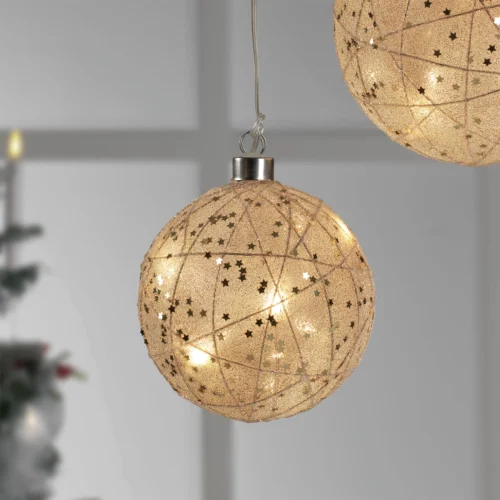 Palla LED ⌀ 10 cm in vetro