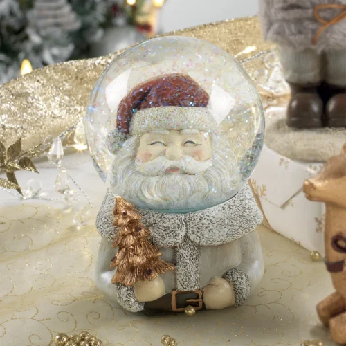 Carillon Santa con palla di neve