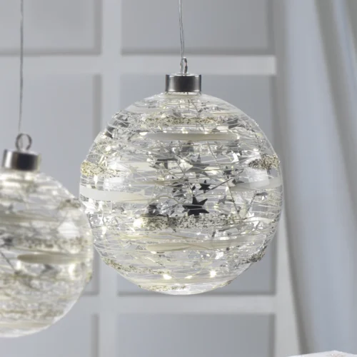 Palla LED ⌀ 15 cm in vetro