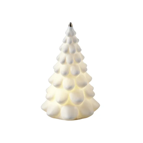 Abete LED in porcellana H. 17,5 cm