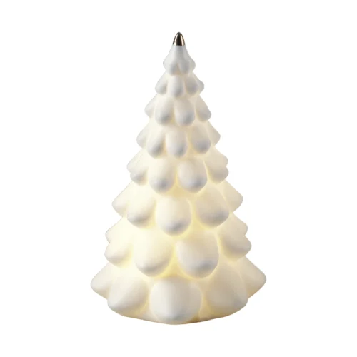 Abete LED in porcellana H. 23,5 cm