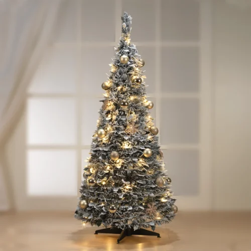 Abete pop up con 100 LED H. 150 cm