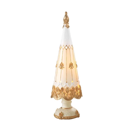 Abete LED H. 41 cm in resina con luce