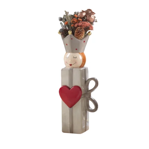 Vaso H. 32 cm regina