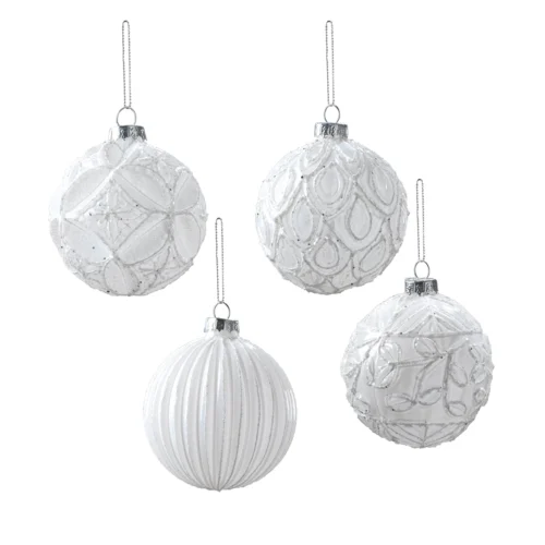 Set di 12 palle in vetro da appendere ⌀ 8 cm
