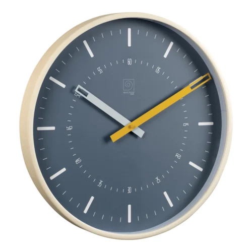 Orologio da parete in legno ⌀ 41 cm Blu