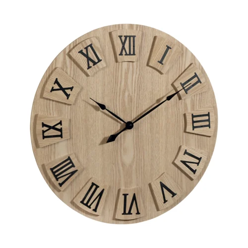 Orologio in legno ⌀ 60 cm