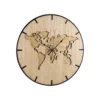 Orologio in legno e metallo ⌀ 40 cm