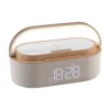 Sveglia LED con wireless charger