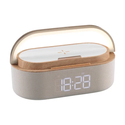 Sveglia LED con wireless charger