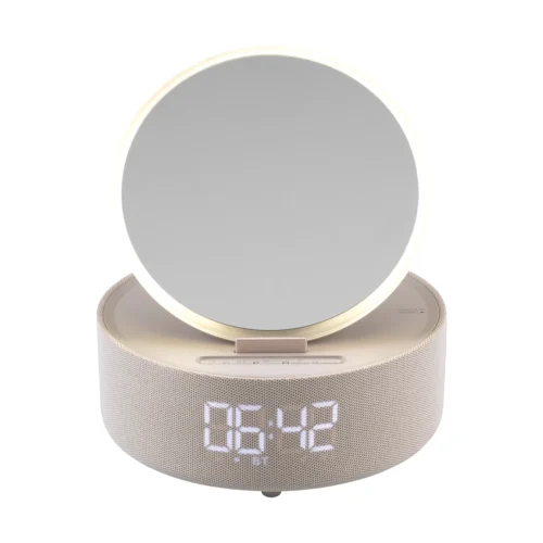 Sveglia LED con wireless charger
