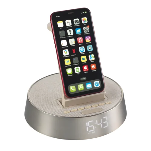 Sveglia lampada con wireless charger