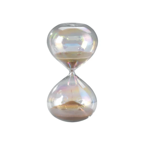 Clessidra 5 minuti in vetro H. 10 cm