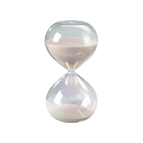 Clessidra 10 minuti in vetro H. 13 cm