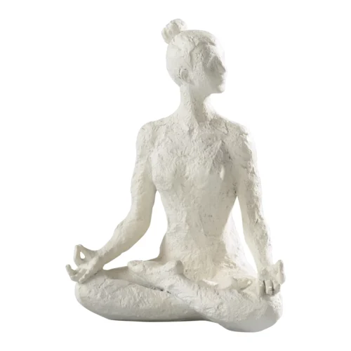 Figura yoga in resina