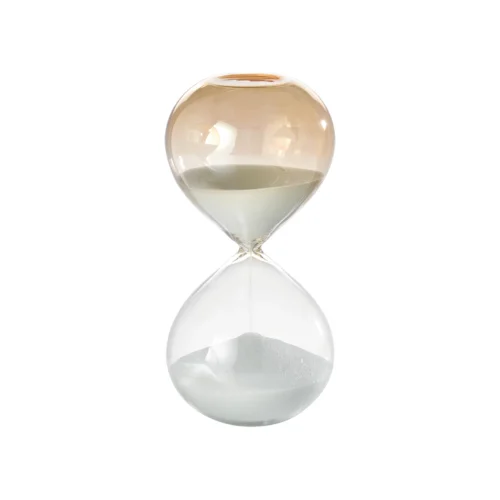 Clessidra 10 minuti in vetro H. 13 cm