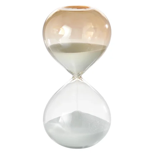 Clessidra 30 minuti in vetro H. 18 cm