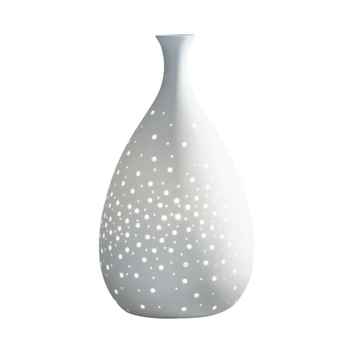 Lampada H. 33,5 cm in porcellana