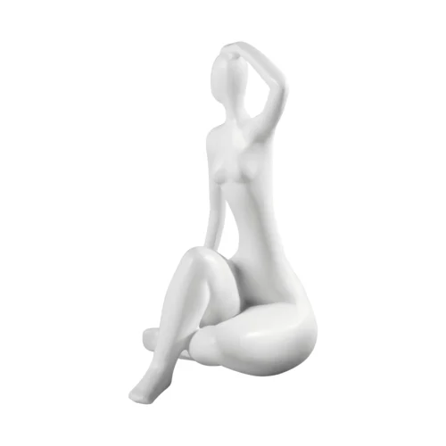 Figura donna H. 20 cm in ceramica