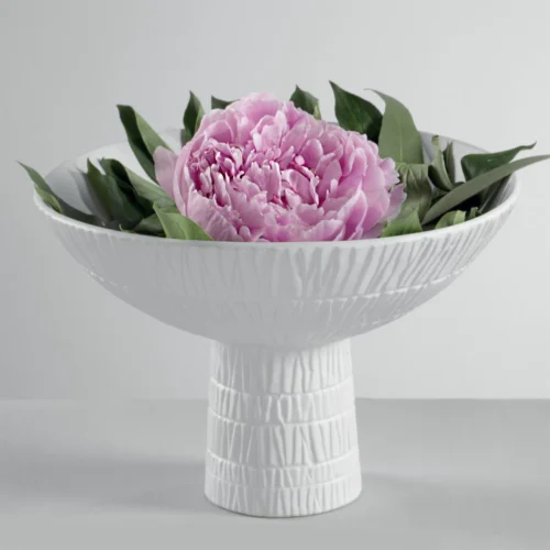 Alzata in ceramica H. 19 cm