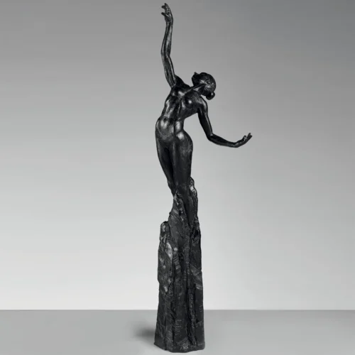 Figura ballerina in resina