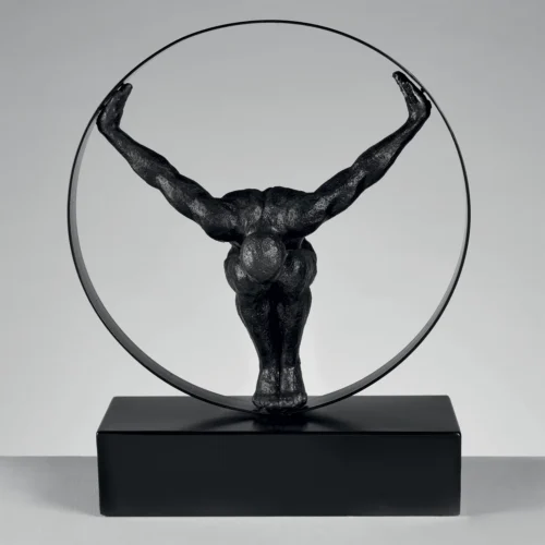 Figura tuffatore in resina