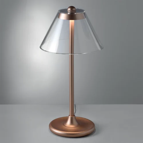 Lampada LED da tavolo oro