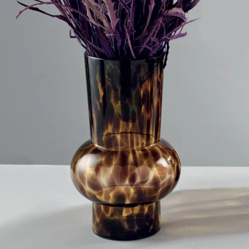 Vaso H. 26 cm in vetro