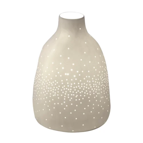 Lampada H. 24,5 cm in porcellana