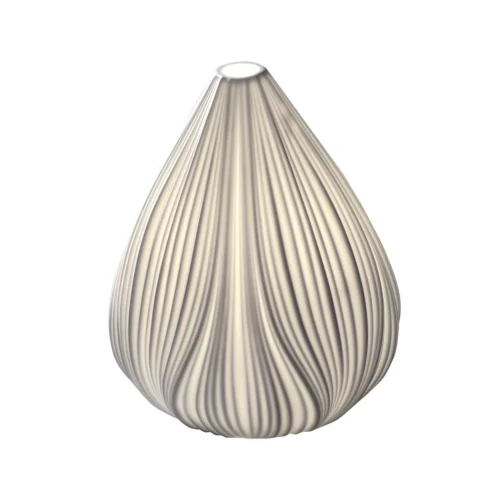 Lampada H. 25 cm in porcellana
